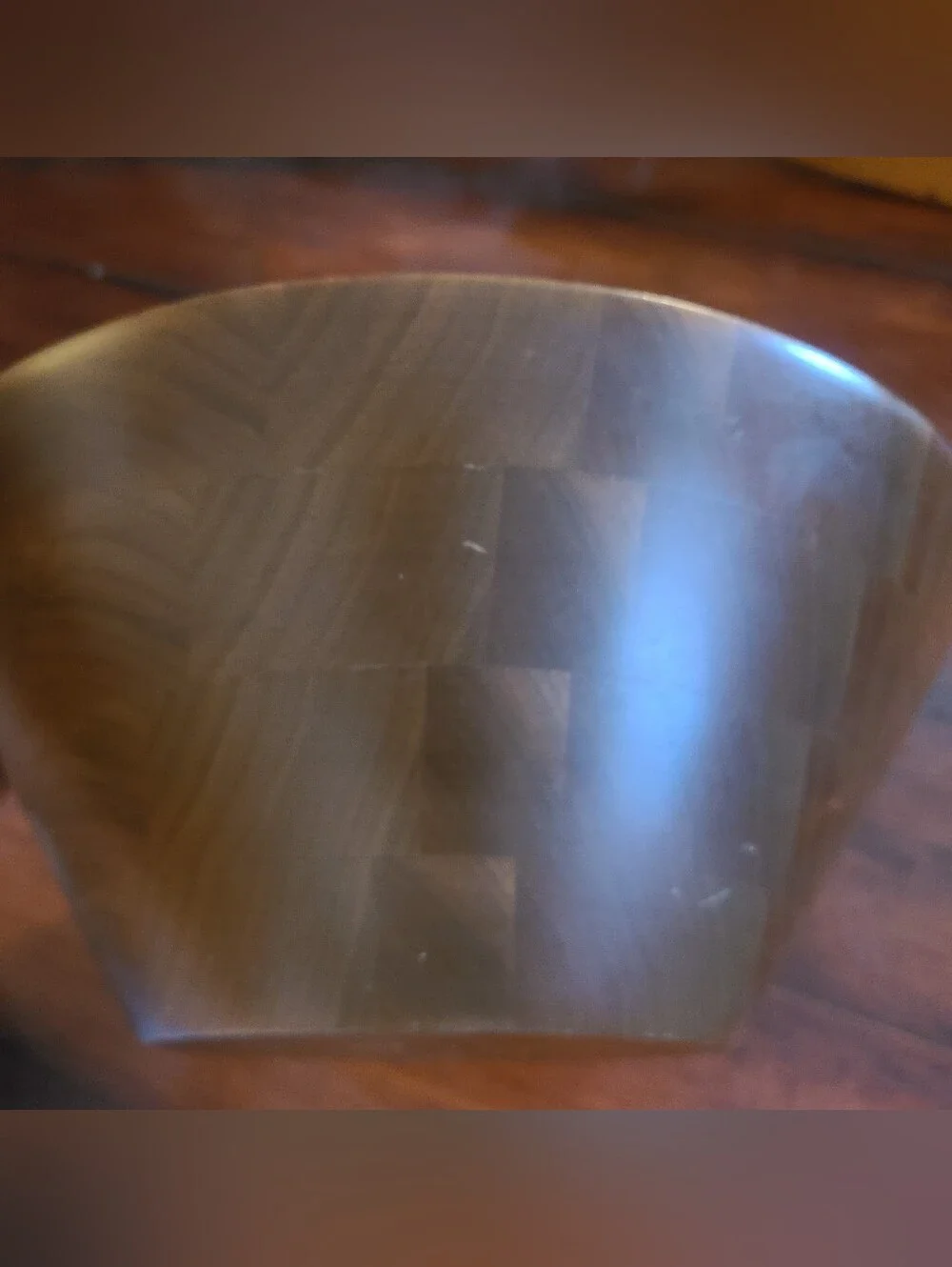 Vintage Mid-Century Quality Heirloom Solid Walnut Wood Salad Bowl 12